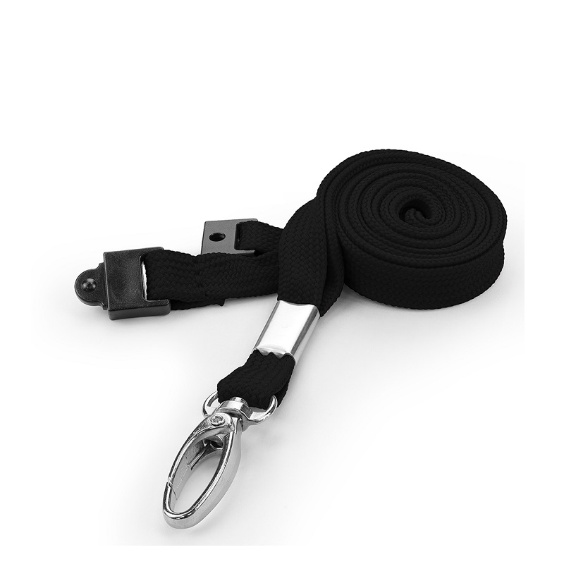 Picture of Black tube lanyard / keyhanger 10 mm with metal lobster clip. 60270651